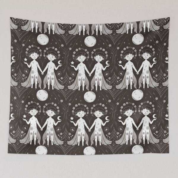Item preview, Gemini Astrology. Moon in Gemini, Zodiac sign, Gemini symbol designed and sold by ZodiacWonders.