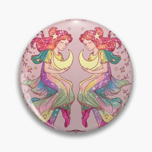 Item preview, Gemini Astrology. Moon in Gemini, Zodiac sign, Gemini symbol designed and sold by ZodiacWonders.