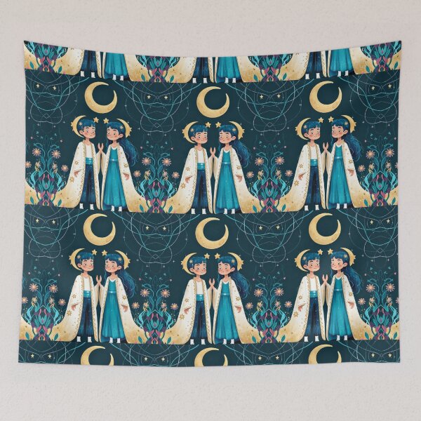 Item preview, Gemini Astrology. Moon in Gemini, Zodiac sign, Gemini symbol designed and sold by ZodiacWonders.