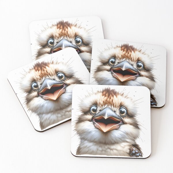 Item preview, Surprised Australian Animals - Kookaburra designed and sold by roundowl.