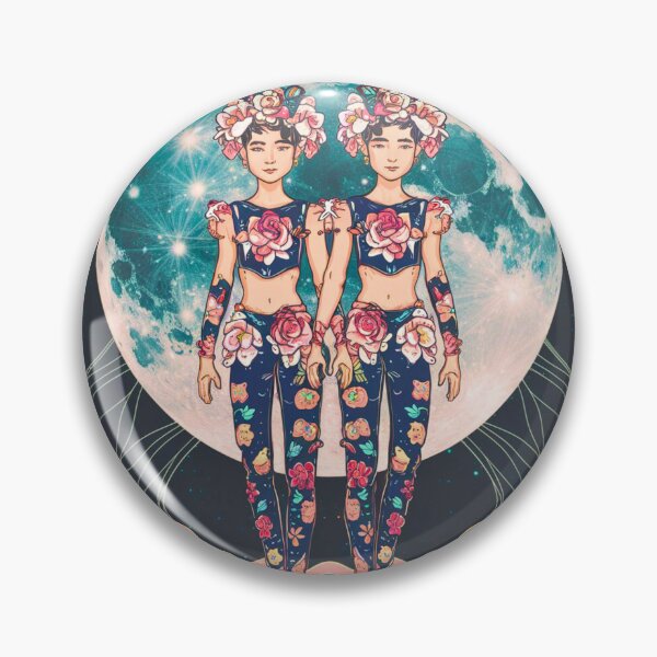 Item preview, Gemini Astrology. Moon in Gemini, Zodiac sign, Gemini symbol designed and sold by ZodiacWonders.