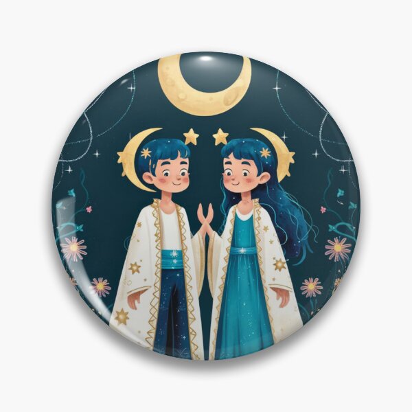 Item preview, Gemini Astrology. Moon in Gemini, Zodiac sign, Gemini symbol designed and sold by ZodiacWonders.