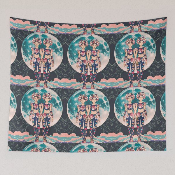 Item preview, Gemini Astrology. Moon in Gemini, Zodiac sign, Gemini symbol designed and sold by ZodiacWonders.