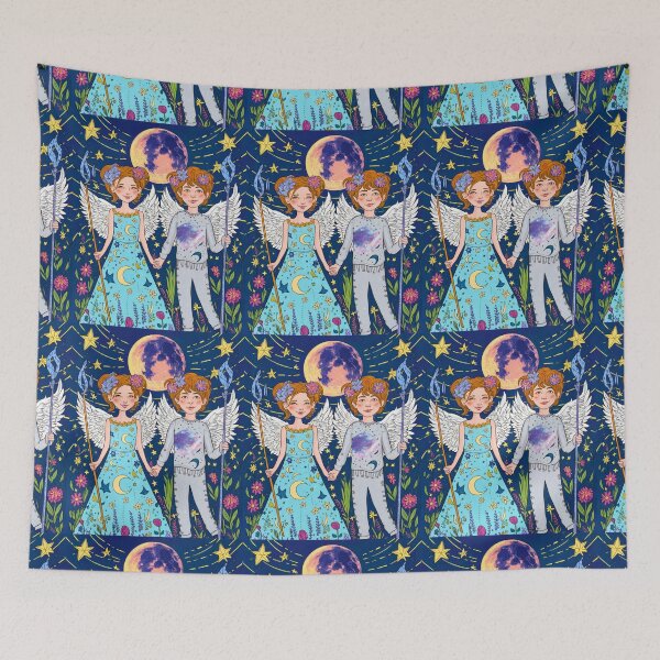 Item preview, Gemini Astrology. Moon in Gemini, Zodiac sign, Gemini symbol designed and sold by ZodiacWonders.