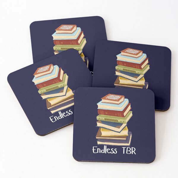 Item preview, Endless TBR Bookish Aesthetic Book Lover Book Stack designed and sold by BookishSerena.
