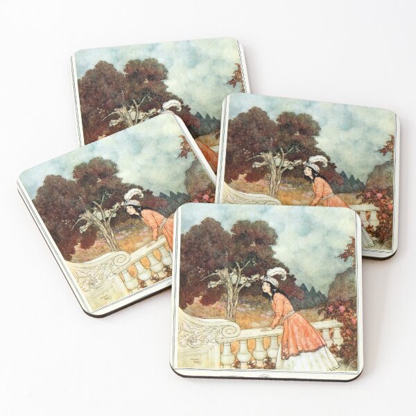 Item preview, Edmund Dulac - Unhappy Fatima - Bluebeard designed and sold by forgottenbeauty.