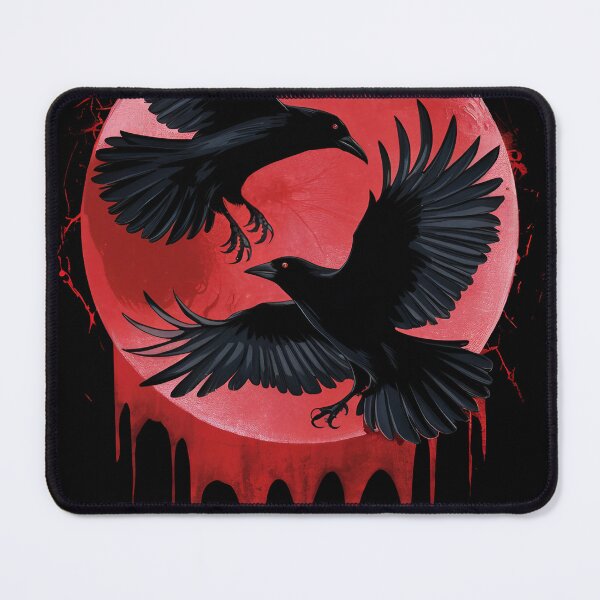 Item preview, Two crows and the moon designed and sold by NotHugo.