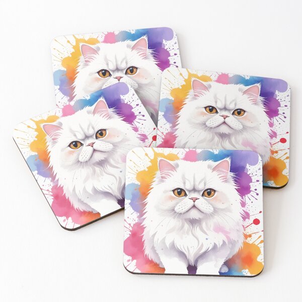 Item preview, Watercolor Persian Cat designed and sold by WildlifeInc.