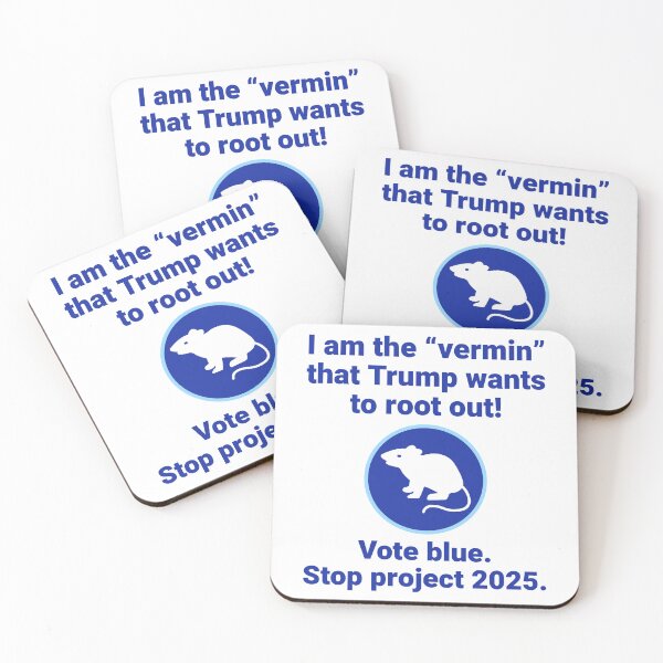 Item preview, I am the “vermin” that Trump wants to root out!  designed and sold by Rachel the Artist .