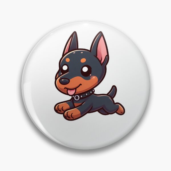 Item preview, Chibi Dobermann Running designed and sold by City0fDreams.