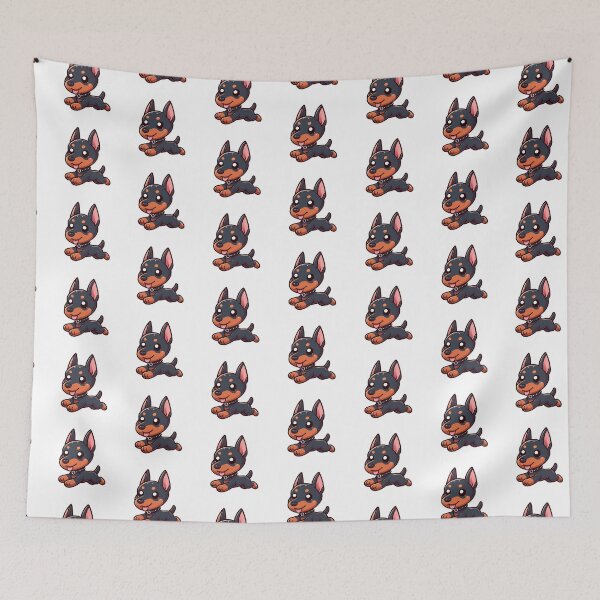 Item preview, Chibi Dobermann Running designed and sold by City0fDreams.