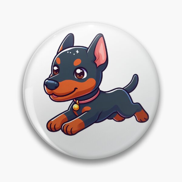 Item preview, Chibi Dobermann Running designed and sold by City0fDreams.