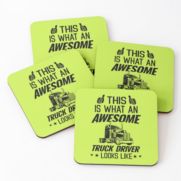 Item preview, This Is What An Awesome Truck Driver Looks Like. Funny Trucker Quote designed and sold by DesignHouse07.