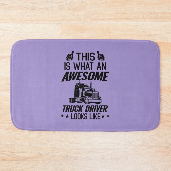 Item preview, This Is What An Awesome Truck Driver Looks Like. Funny Trucker Quote designed and sold by DesignHouse07.