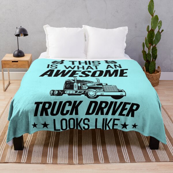 Item preview, This Is What An Awesome Truck Driver Looks Like. Funny Trucker Quote designed and sold by DesignHouse07.
