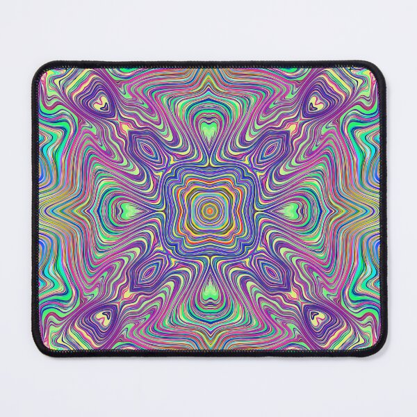 Item preview, tile of colorful wiggly lines designed and sold by chambergambit.
