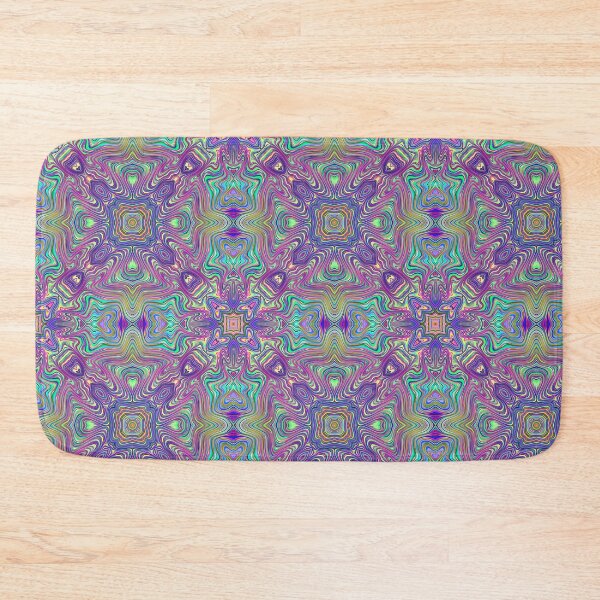Item preview, tile of colorful wiggly lines designed and sold by chambergambit.