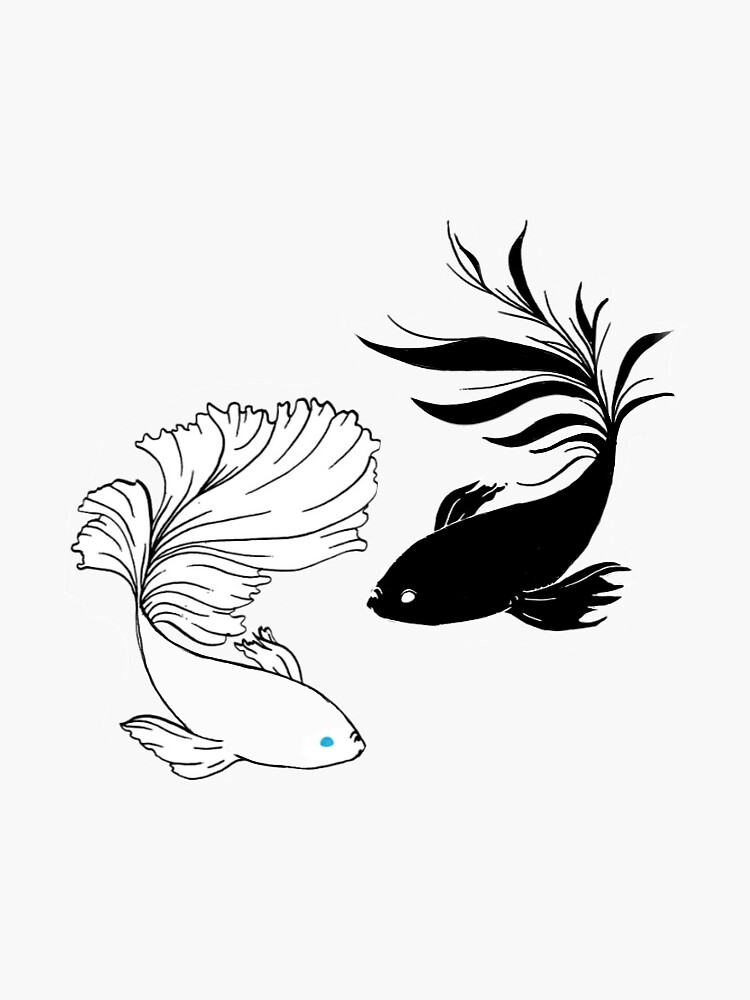 JJK beta fish Sticker