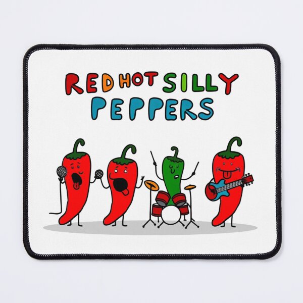 Item preview, Red Hot Silly Peppers designed and sold by Mockup Madness.