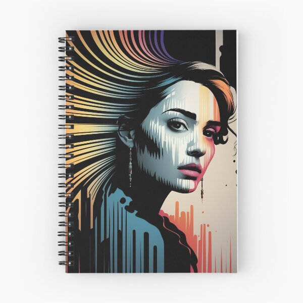 Item preview, VIBRANT MODERN ART WOMAN ILLUSTRATION designed and sold by debeteez.