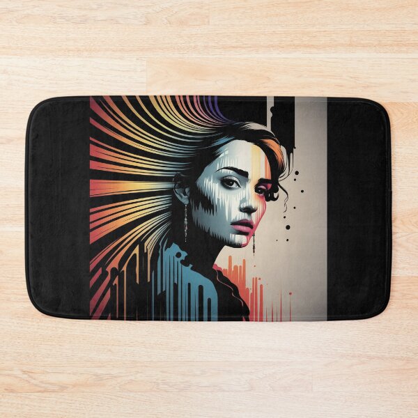 Item preview, VIBRANT MODERN ART WOMAN ILLUSTRATION designed and sold by debeteez.