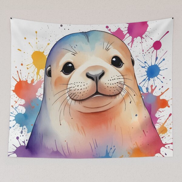 Item preview, Watercolor Sealion designed and sold by WildlifeInc.