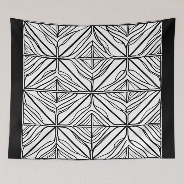 Item preview, Monochrome Zephyr Tiles designed and sold by Highlandkings.