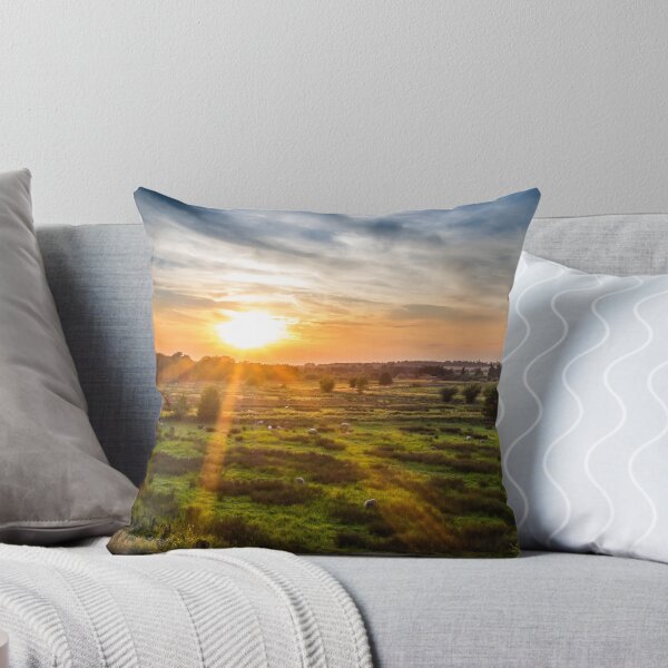 Item preview, Sunset over Kintbury Fields designed and sold by MLP Fine Art.