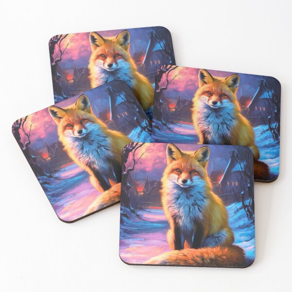 Artikelvorschau, Fuchs-Porträt. Winterfuchs, Vintage-Fuchs, Fuchs-Gemälde, Rembrandt van Rijnstyle entworfen und verkauft von FoxVibes.