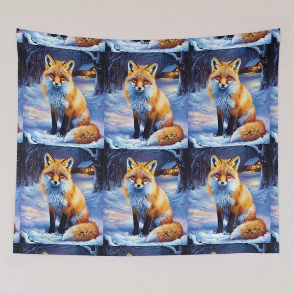 Artikelvorschau, Fuchs-Porträt. Winterfuchs, Vintage-Fuchs, Fuchs-Gemälde, Rembrandt van Rijnstyle entworfen und verkauft von FoxVibes.