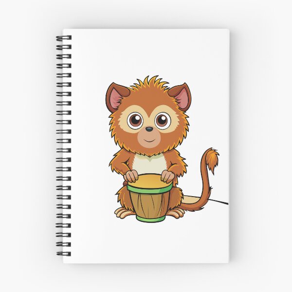Item preview, Fluffy Little Marmoset Playing a Miniature Bongo designed and sold by omerfdln34.