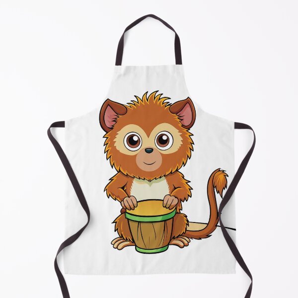 Item preview, Fluffy Little Marmoset Playing a Miniature Bongo designed and sold by omerfdln34.
