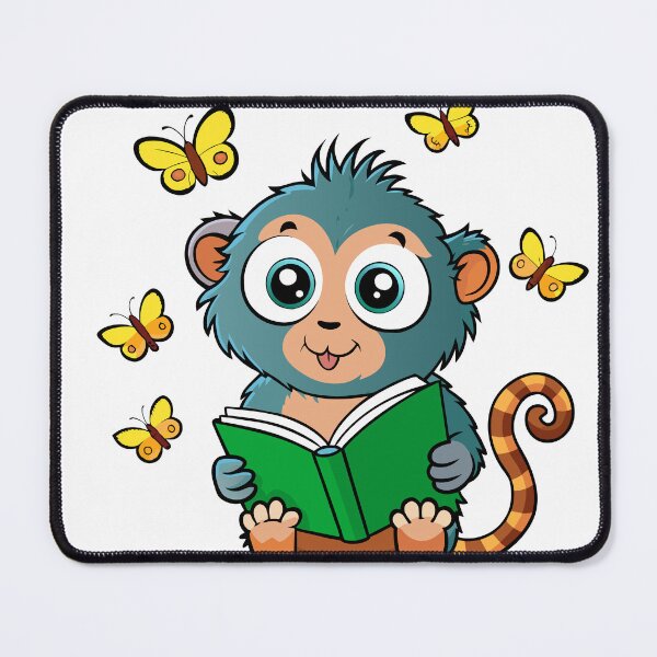 Item preview, Fluffy Little Marmoset Reading a Book designed and sold by omerfdln34.
