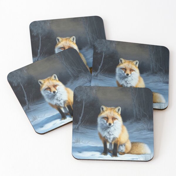 Artikelvorschau, Fuchs-Porträt. Winterfuchs, Vintage-Fuchs, Fuchs-Gemälde, Rembrandt van Rijnstyle entworfen und verkauft von FoxVibes.