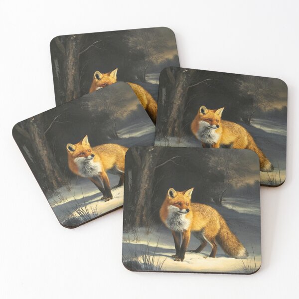 Artikelvorschau, Fuchs-Porträt. Winterfuchs, Vintage-Fuchs, Fuchs-Gemälde, Rembrandt van Rijnstyle entworfen und verkauft von FoxVibes.