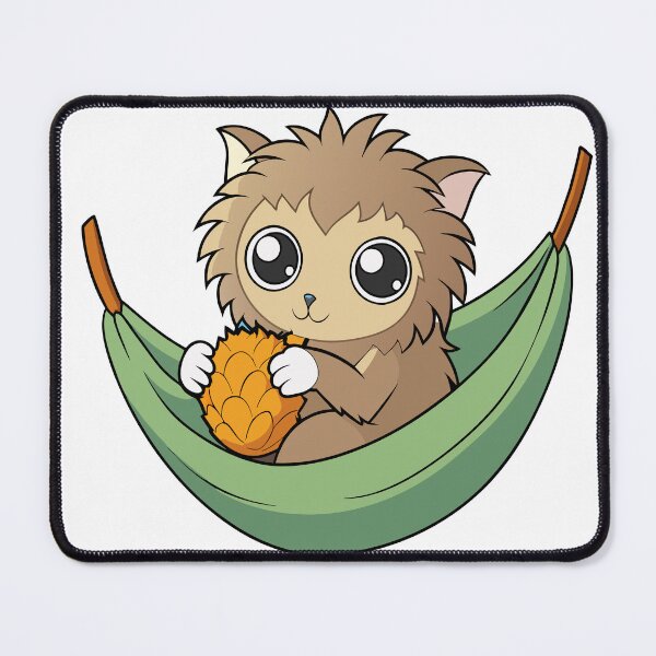 Item preview, Fluffy Little Marmoset Sipping from a Tiny Coconut designed and sold by omerfdln34.