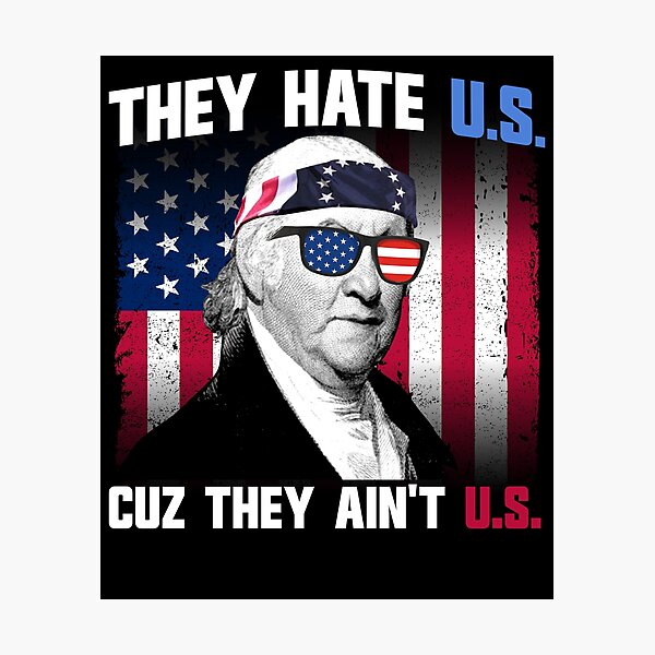 Item preview, They Hate US Cuz They Ain't US Paul Revere 4th of July Gear designed and sold by DynamicDesign.