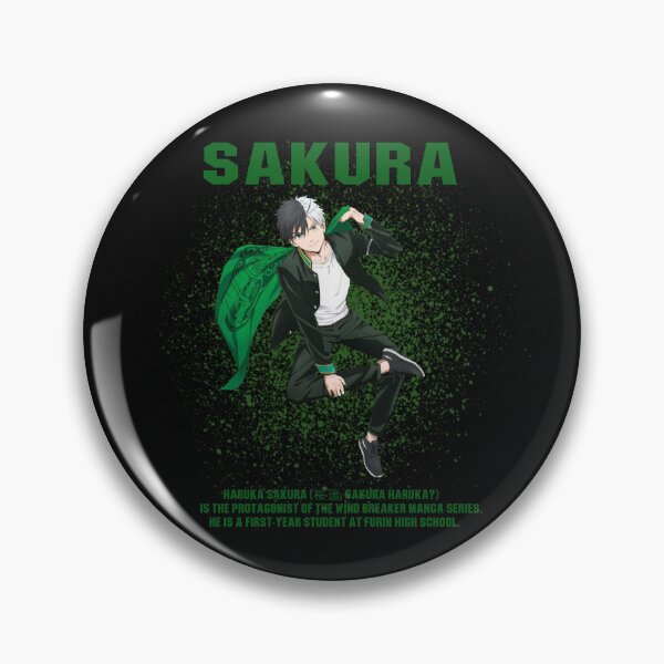 Item preview, Haruka Sakura - Wind Breaker designed and sold by ArtistryHavenn.