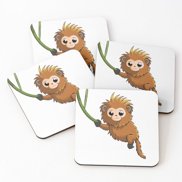 Item preview, Fluffy Little Marmoset Swinging from Vine to Vine designed and sold by omerfdln34.