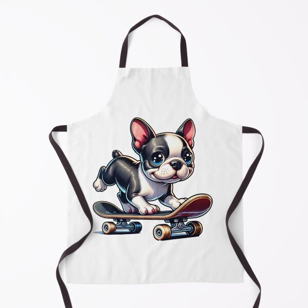Item preview, Boston Terrier Puppy Skateboarding designed and sold by TheAnimalZ00.