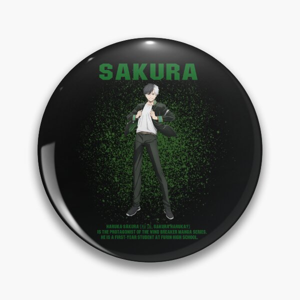 Item preview, Haruka Sakura - Wind Breaker designed and sold by ArtistryHavenn.