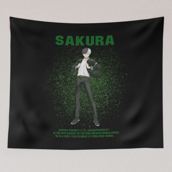 Item preview, Haruka Sakura - Wind Breaker designed and sold by ArtistryHavenn.
