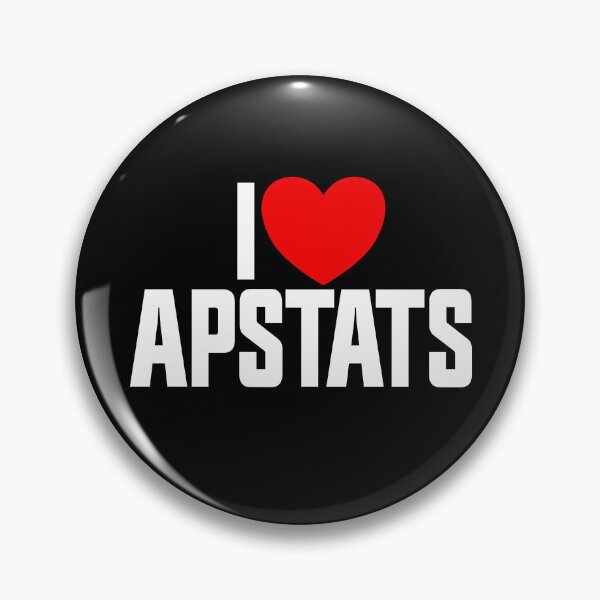 Item preview, I Love APSTATS Advanced Placement Statistics Love AP Stats Gear designed and sold by DynamicDesign.