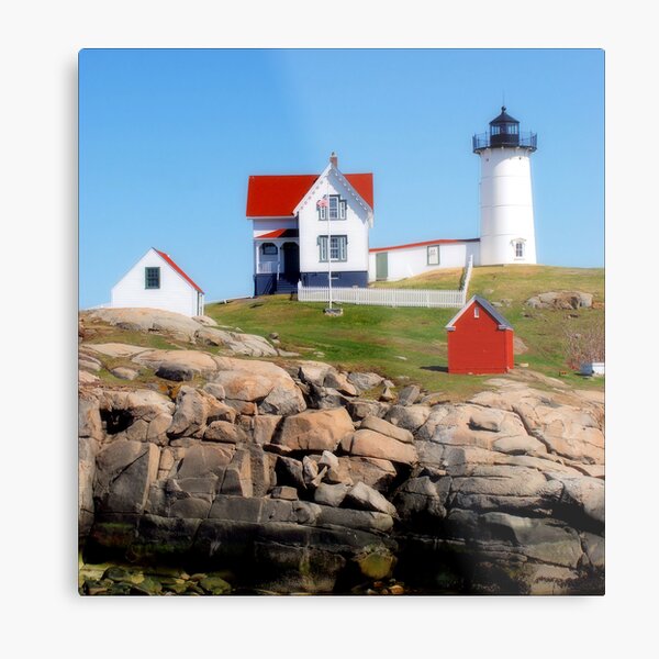 Cape Neddick Lighthouse Metal Print