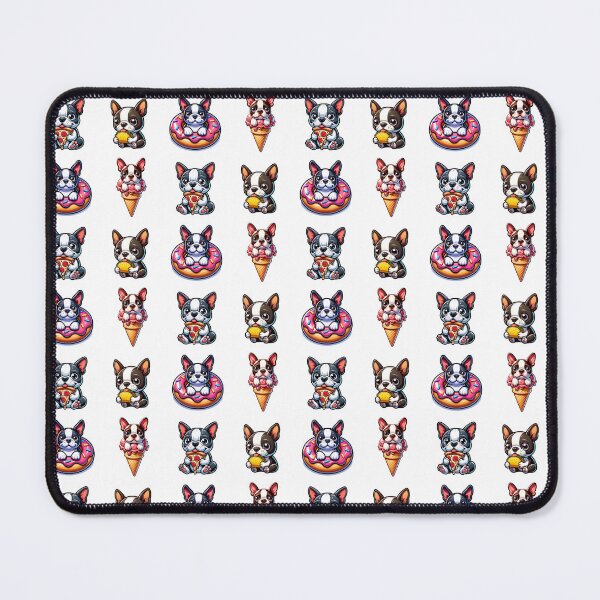 Item preview, Boston Terriers And Food designed and sold by TheAnimalZ00.