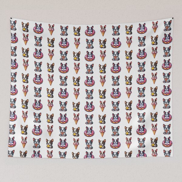 Item preview, Boston Terriers And Food designed and sold by TheAnimalZ00.