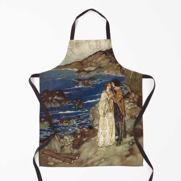 Item preview, Miranda and Ferdinand - The Tempest, Edmund Dulac designed and sold by forgottenbeauty.
