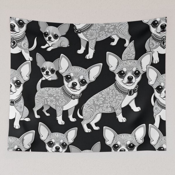 Item preview, Chihuahua Charm Quilt designed and sold by Wags & Tails.