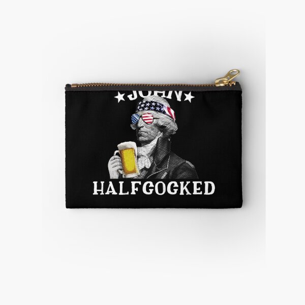 Item preview, John Halfcocked Drunk President John Hancock 4th Of July Gear designed and sold by DynamicDesign.