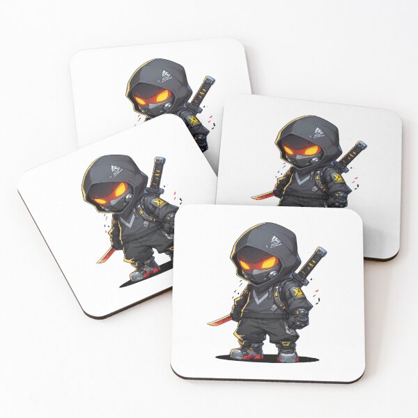 Aperçu de l'œuvre Mignon Anime Chibi Ninja créée et vendue par PrintMystique.